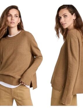 Jenni Kayne Everyday Sweater in a camel M